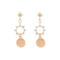 Crystal Sun Earrings