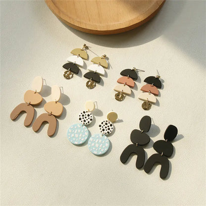 Acrylic Clay Earrings