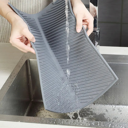 Big Silicone Dish Drying Mat.