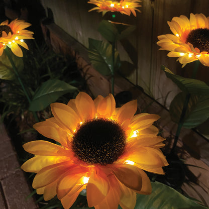 Illuminating Solar Sunflowers™ - [6-PACK]