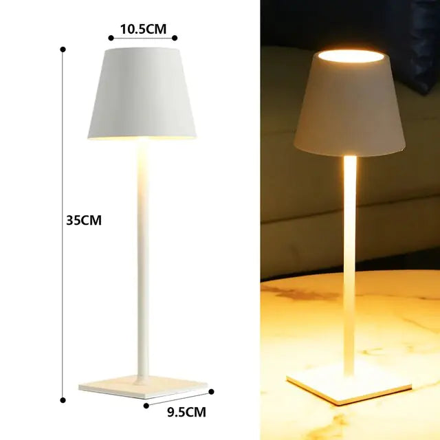 Creative Table Lamp Touch Switch Dimming Light With USB Charging Port