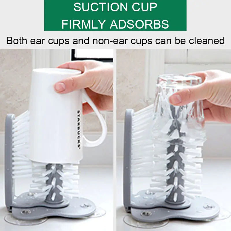 2 In 1 Cleaning Brush Cup Scrubber.