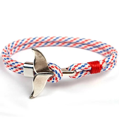 Men and Woman Whale Tail  Bracelets