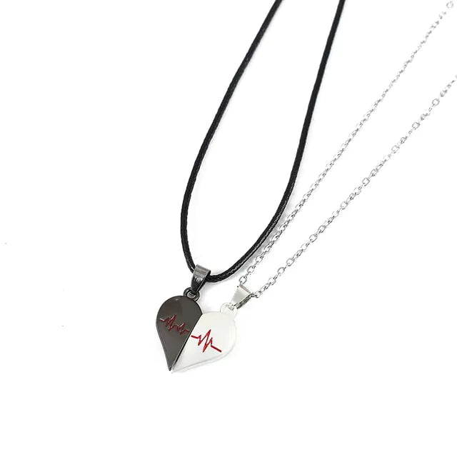 Magnetic Couple Necklace