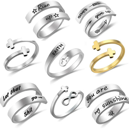 Adjustable Faith Rings