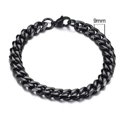 Curb Cuban Link Chain Bracelets