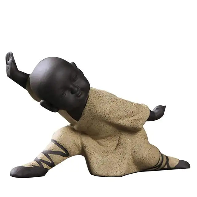 Kung Fu Monk Statue