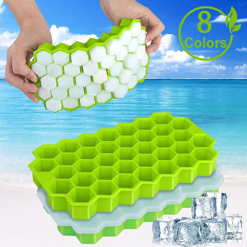 Honeycomb Ice Cube Trays.