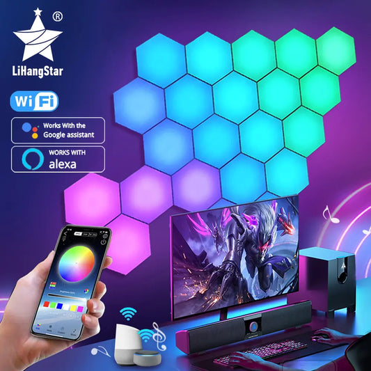 Bluetooth LED Hexagon Light