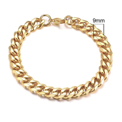 Curb Cuban Link Chain Bracelets