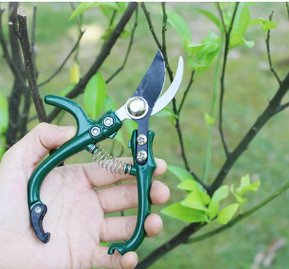 Multifunctional Garden Scissors Manual with Safety Buckle Stainless Steel