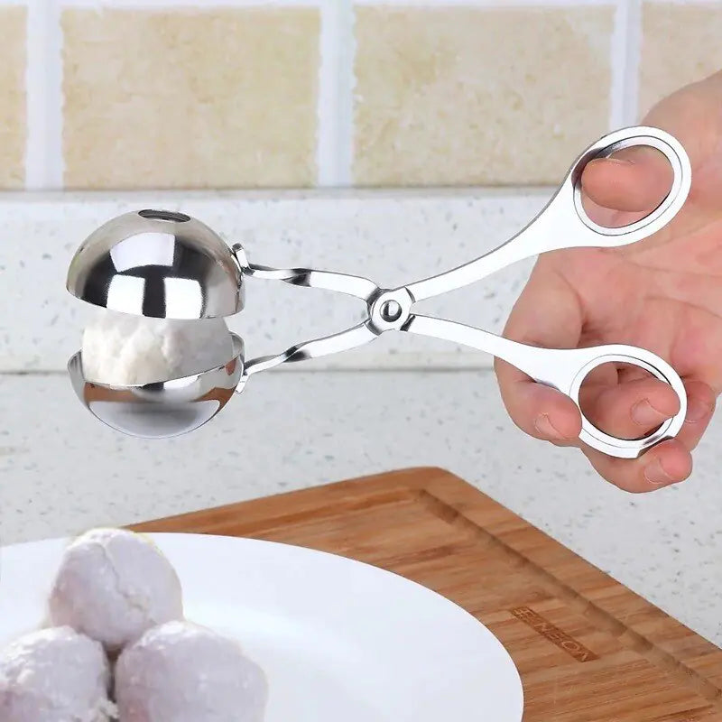 Stainless Steel Meatball Clamp.