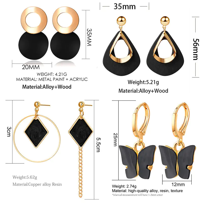 Korean Statement Earrings