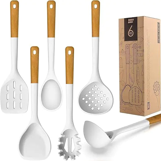 Silicone Cooking Utensils Set.