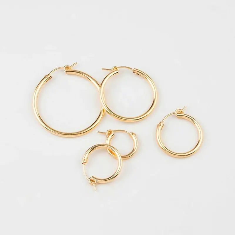 Gold Hoop Earrings