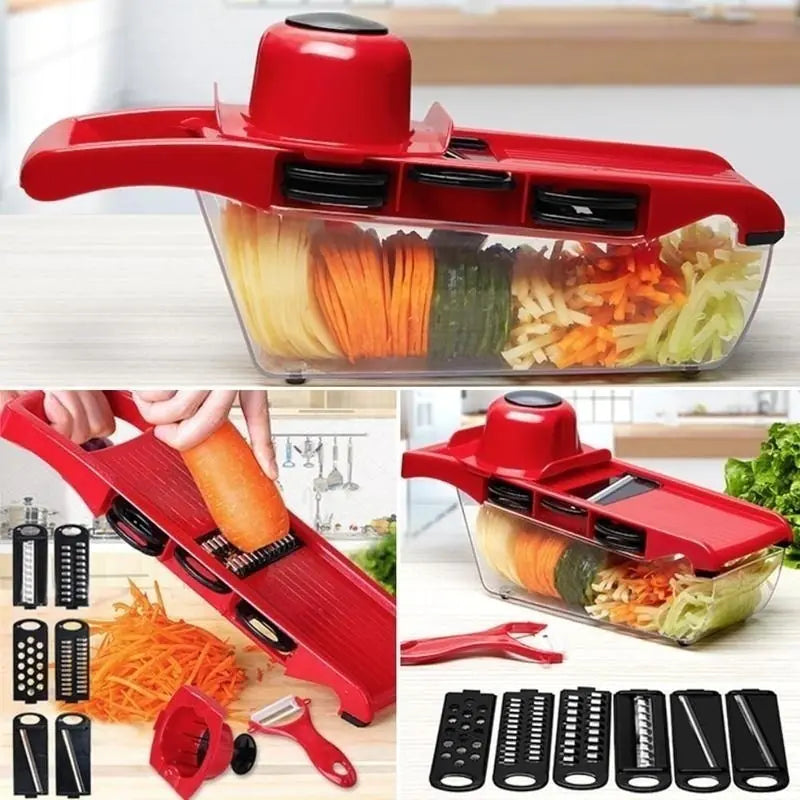 6-in-1 Vegetable Slicer & Cutter.