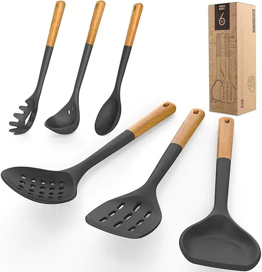 Silicone Cooking Utensils Set.