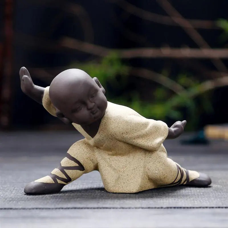 Kung Fu Monk Statue