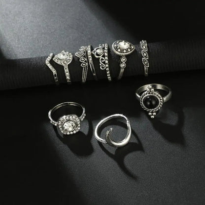 Goth Rings Set