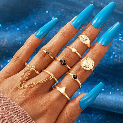 Goth Rings Set