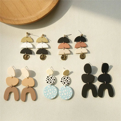 Acrylic Clay Earrings