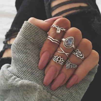 Goth Rings Set