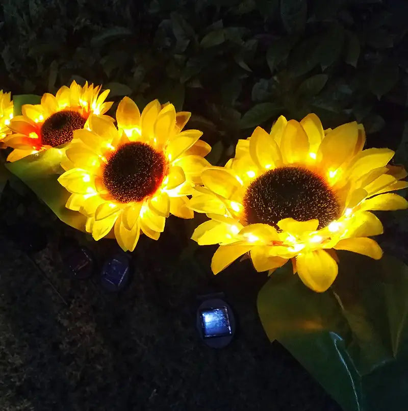 Illuminating Solar Sunflowers™ - [6-PACK]