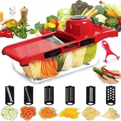 6-in-1 Vegetable Slicer & Cutter.