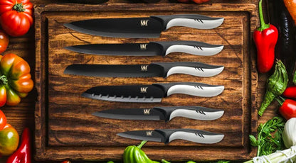 Japanese Santoku Kitchen Cooking Knives.