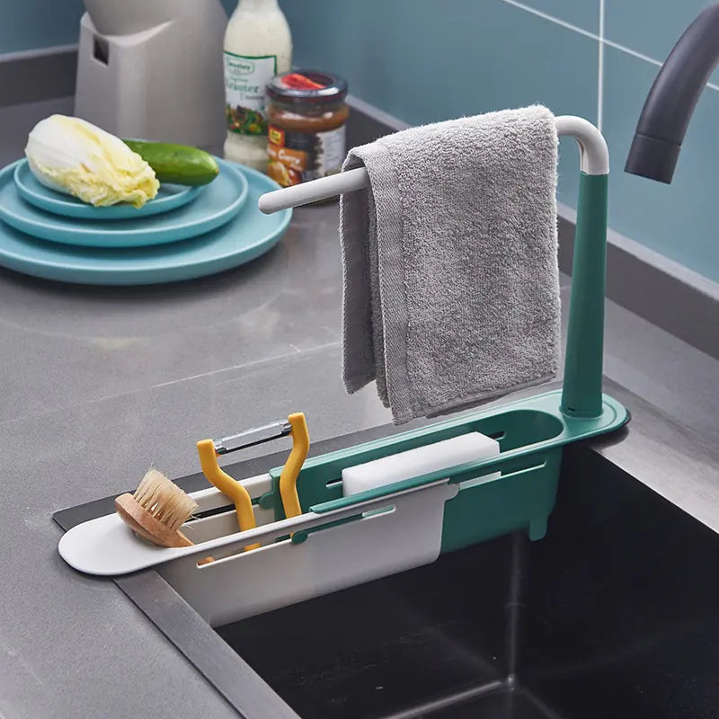 Telescopic Sink Shelf.