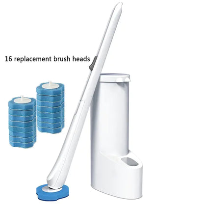 Disposable Toilet Brush Cleaner with Long Handle Bathroom Cleaning Brush