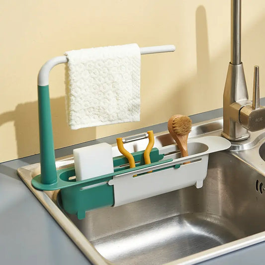 Telescopic Sink Shelf.