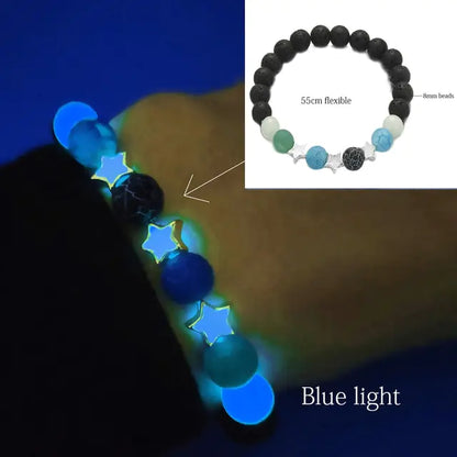 Natural Stone Luminous Beads Bracelets