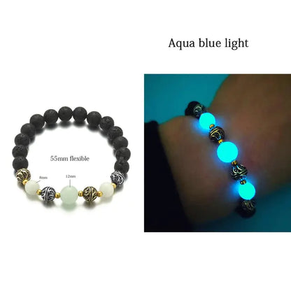 Natural Stone Luminous Beads Bracelets