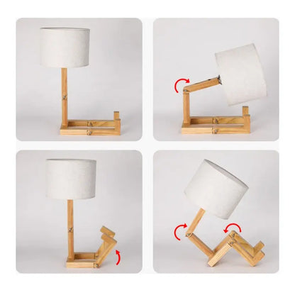 Table Lamp Robot Shape