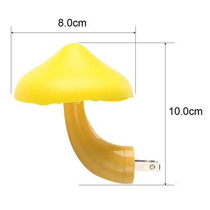 Mushroom Night Light with Sensor