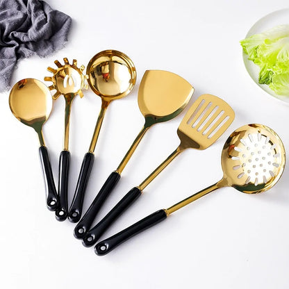 Ins Nordic Cooking Utensils Stainless Steel Cookware Set.